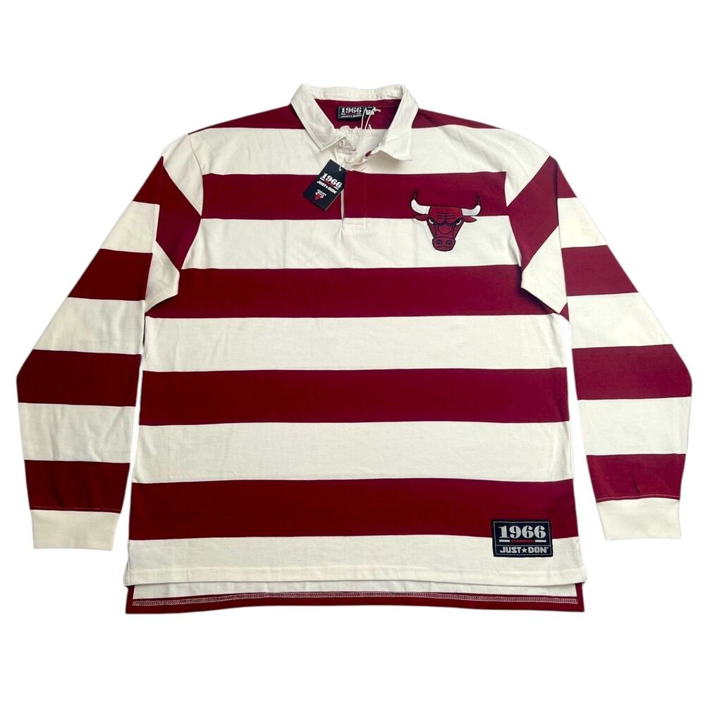 Chicago Bulls 1966 Just Don Rugby Shirt 3XL NWT
